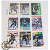 Image 1 : AUTOGRAPHED PITTSBURGH PENGUINS 9 HOCKEY CARD LOT