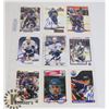 Image 1 : AUTOGRAPHED EDMONTON OILERS 9 CARD LOT