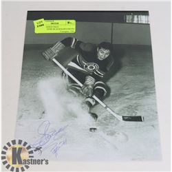 AUTOGRAPHED FRED SASAKAMOOSE BLACKHAWS PHOTO