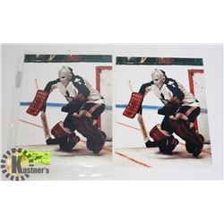 JACQUE PLANTE TORONTO MAPLE LEAF PHOTO LOT (2)