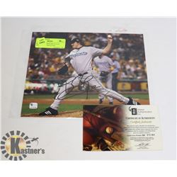 BJ RYAN TORONTO BLUE JAYS SIGNED 8X10 PHOTO COA