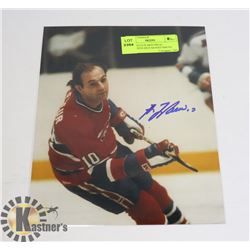 GUY LAFLEUR MONTREAL CANADIENS 8X10 SIGNED PHOTO