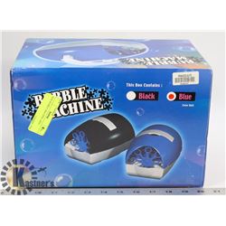 NEW BUBBLE MACHINE. MISC