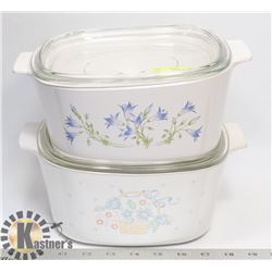 CORNING- WILDFLOWER PATTERN- 4 PIECES