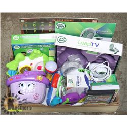LOT OF LEAP FROG TOYS AND ACCESSORIES
