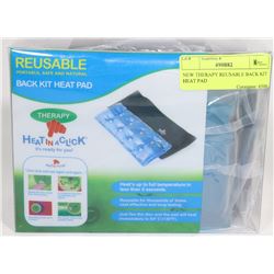 NEW THERAPY REUSABLE BACK KIT HEAT PAD