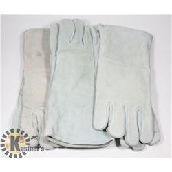 LOT WITH 3 NEW PAIRS OF WELDING GLOVES