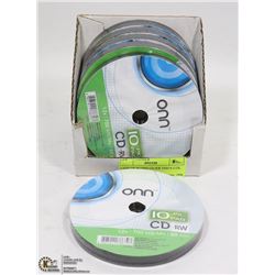 CASE OF 60 ONN CD-RW DISCS (12X, 700MB/MO, 80 MIN)