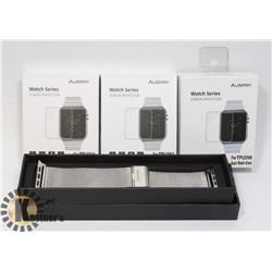 LOT OF APPLE WATCH REPLACEMENT ACCESSORIES &