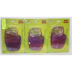 LOT OF 3 NEW HEAT IN A CLICK HAND WARMER / COOLING