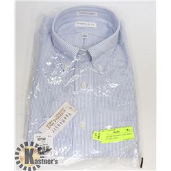 VANHEUSEN WRINKLE FREE DRESS SHIRT -SIZE LARGE