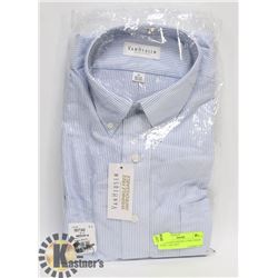 VANHEUSEN WRINKLE FREE DRESS SHIRT -SIZE MED