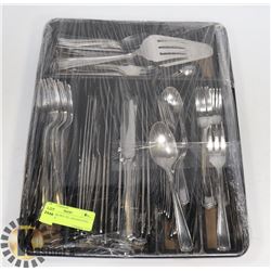 FLATWARE SET- STAINLESS STEEL- 78 PIECES