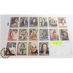 LOT OF 16 VINTAGE 1977 CHARLIES ANGELS TRADING