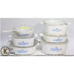 CORNING- BLUE CORNFLOWER- 12 PIECES