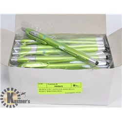 50 PCS 2 IN 1 STYLUS AND BULL POINT WRITING PEN