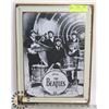 Image 1 : BEATLES TIN MOUNTED SIGN