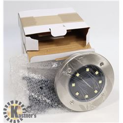 LOT OF 4 NEW LED SOLAR STUDS