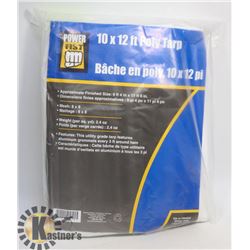 NEW 10 X 12 POLY TARPS