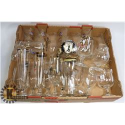 A LOT OF 22 GERMAN BEER GLASSES