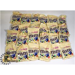 CASE WITH 24 110G BAGS OF M&M'S ALMOND