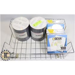 200PCS OF TAIYO YUDEN DVDS AND NGEAR PAPER