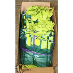 100 PCS NEW REUSABLE SHOPPING BAGS IN A BOX