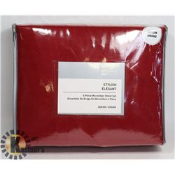 NEW HOME BEYOND QUEEN SIZE 4PC SHEET SET