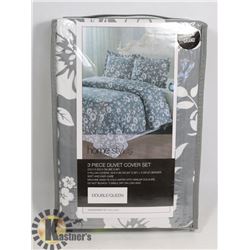 NEW HOME STYLES 3PC DUVET COVER SET