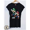 Image 1 : WOMENS PAPER MARIO BLACK TSHIRT SMALL