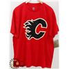 Image 1 : NEW MENS SIZE LARGE CALGARY FLAMES T SHIRT