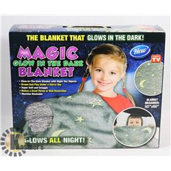 NEW MAGIC GLOW IN THE DARK STARRY SKY BLANKET