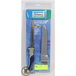 NEW SHAKESPEARE 6" FILLET KNIFE WITH SHEATH