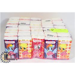 4 PACKS OF MY LITTLE PONY FACIAL TISSUE PACKS