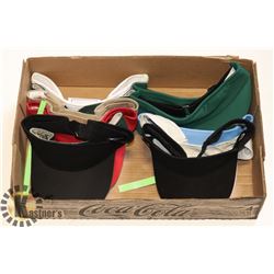 FLAT OF ASSORTED GOLF VISOR HATS