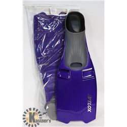 PURPLE SIZE XL VELOX FLIPPER SET