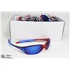 Image 1 : BOX OF RED & BLUE OAKLEY STYLED DESIGNER