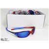 Image 1 : BOX OF RED & BLUE OAKLEY STYLED DESIGNER