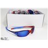 Image 1 : BOX OF RED & BLUE OAKLEY STYLED DESIGNER