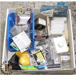 LARGE BOX FULL OF NEW HARDWARE ITEMS &