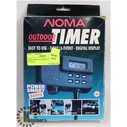 NEW NOMA OUTDOOR TIMER - 7-DAY/6-