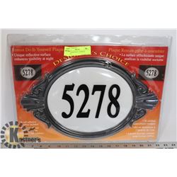 NEW ENVIROMATE ADDRESS PLAQUE