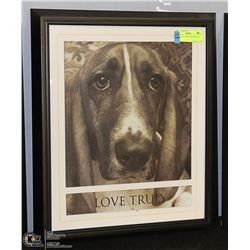 16 X 19 LOVE TRULY FRAMED PIC