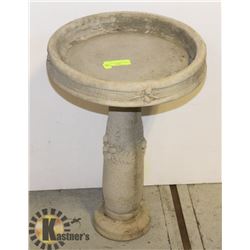 CONCRETE BIRDBATH 16" X 23"