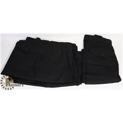 3 NEW PAIRS OF SZ 16 LADIES BLACK WALKING SHORTS