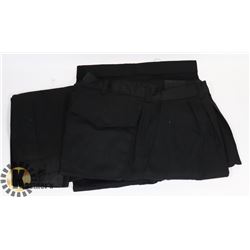 3 NEW PAIRS OF SZ 30 MENS BLACK WALKING SHORTS
