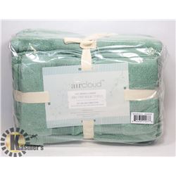 NEW AIRCLOUD 6PC BATH TOWEL SET