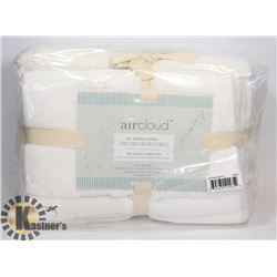 NEW AIRCLOUD 6PC BATH TOWEL SET