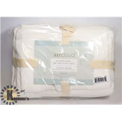 NEW AIRCLOUD 6PC BATH TOWEL SET