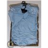Image 1 : 4 NEW LIGHT BLUE GOLF SHIRTS SZ SMALL TO MEDIUM